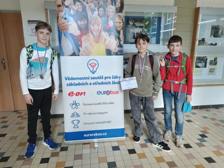 Úspěch našich žáků v krajském kole soutěže Eurorebus