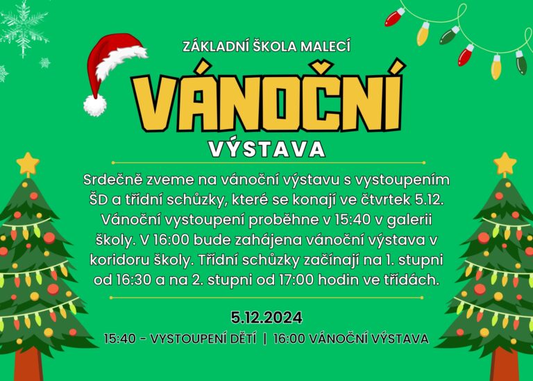 VÁNOČNÍ VÝSTAVA 2024